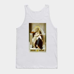 Madonna with Child and John the Baptist by William-Adolphe Bouguereau Tank Top